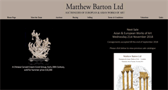 Desktop Screenshot of matthewbartonltd.com